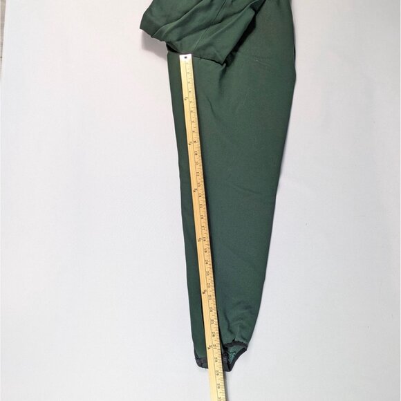 Vintage Val Hughes Ski Pants Green Stirrup 70s 80s Canadian Women's W30 AS IS - Picture 2 of 7